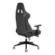 Кресло игровое Бюрократ VIKING 4 AERO BLACK EDITION черный искусст.кожа/ткань. Фото товара с разных ракурсов.