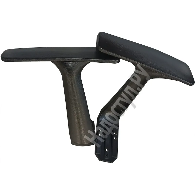 Пара т-образных пластиковых подлокотников для офисного кресла. главное фото