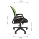 Офисное кресло Chairman    696    Россия    TW красный. Фото товара с разных ракурсов.