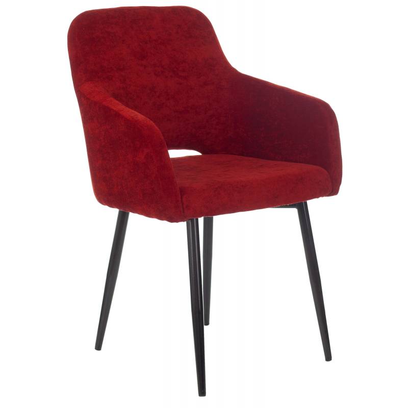 Кресло Бюрократ CH-380F бордовый Velvet 09 на ножках металл черный главное фото